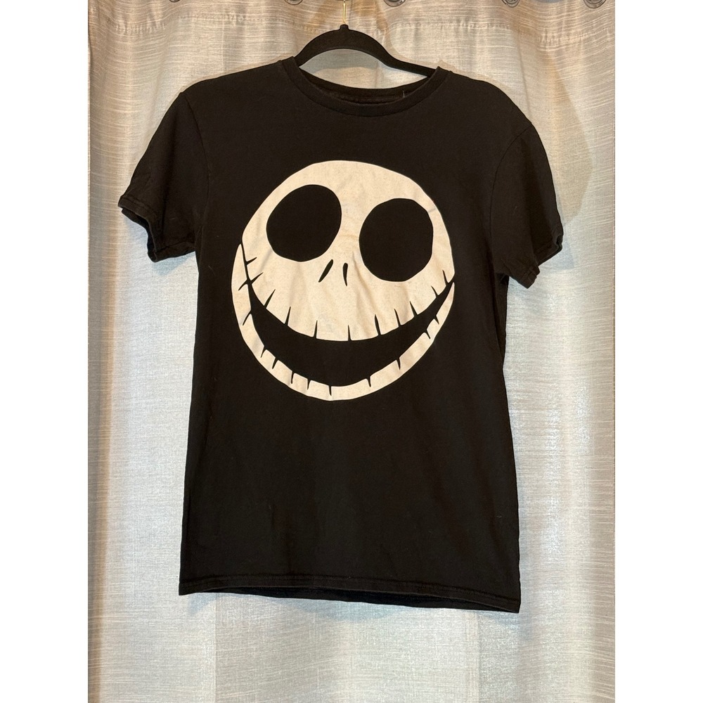 Disney Nightmare Before Christmas Jack Skellington Graphic T-Shirt Black Small